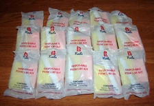 Disposable Pedicure Kit by NAILS, Nail File, Buffer, Pusher, Pumice Pad, 15 kits