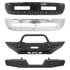 For Dodge Ram 1500 2500 1994-2002 Front/ Rear Bumper Assembly Powder Coated