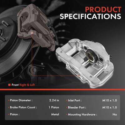 4x Brake Calipers for BMW E90 335i E92 335i xDrive E93 335is 3.0L