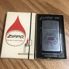 Vintage Zippo Slim Lighter ADCO company