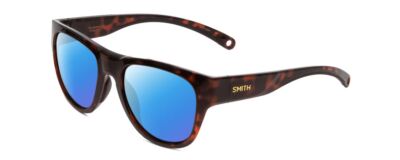Smith Rockaway Katzenauge 52mm Polarisiert Sonnenbrille IN Schildpatt Brown Gold
