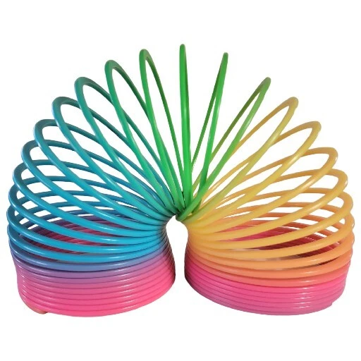 Rainbow Plastic Slinky