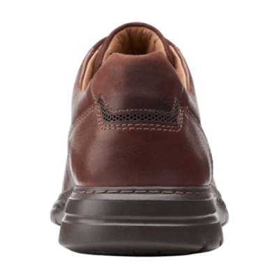 Mens Clarks Brawleypace Oxfords - Mahogany Leather, Size 9  display picture 3