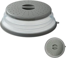 Microwave Lid,Foldable Microwave Oven Cover for Food, Safe and Free of BPA Plast