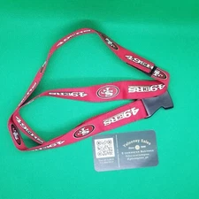 SAN FRANCISCO 49ERS LANYARD DETACHABLE BUCKLE ONLY NFLP 38 INCHES 2012 VINTAGE  