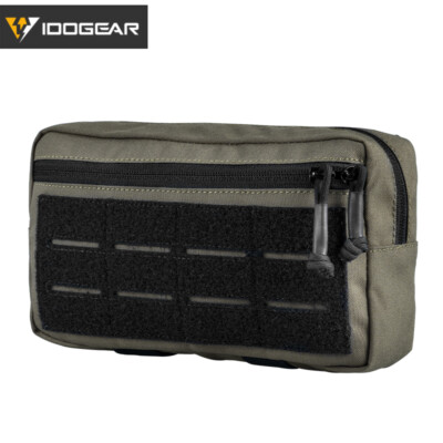 Pochette Tactique IDOGEAR - Poche De Rangement Chest Rig MOLLE - Noir - Neuve
