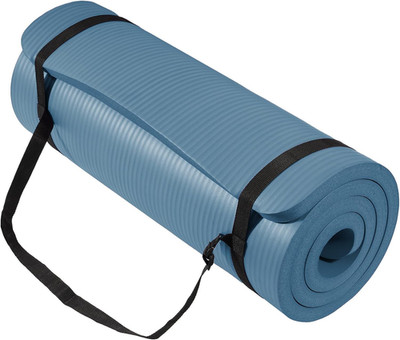 Fitvids 1 Inch Thick Yoga Mat 71X24 Inch - Non Slip Workout Mat with Carry Strap