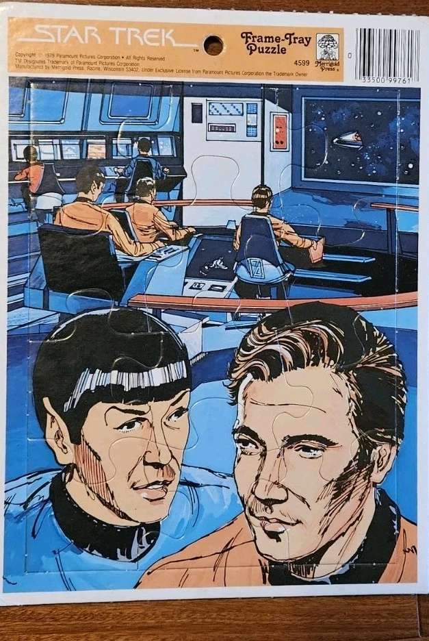 批量 2 件 复古 星际迷航 框架托盘 拼图 惠特曼 | 20 世纪 70 年代 — 第 2/4 张图片