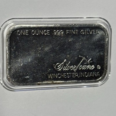 Indian Chief Headdress Heritage RARE Bar 1 Troy Oz .999 Fine