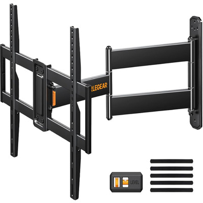 TV Wandhalterung 822mm Langarm Schwenkbar 45kg Max V