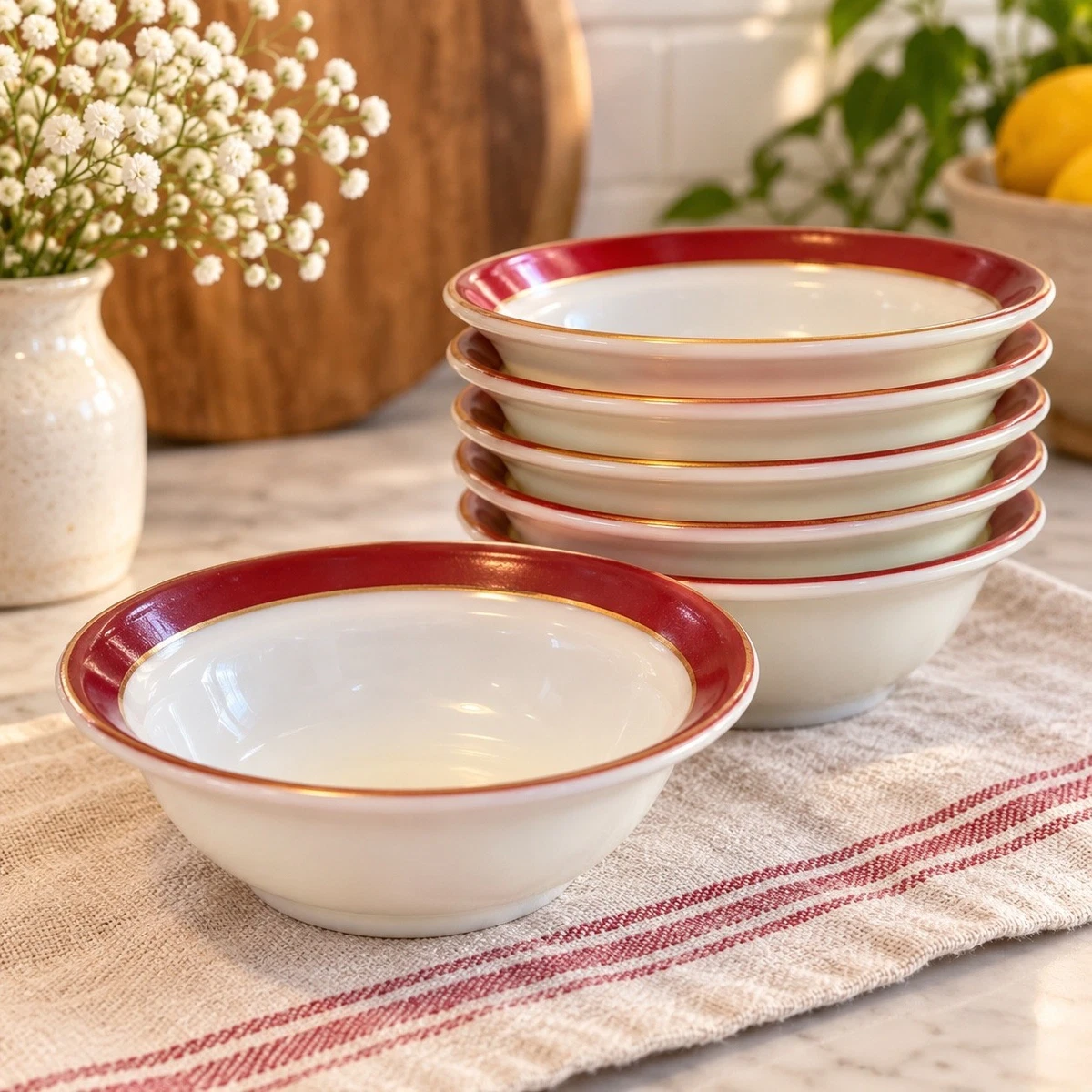 25+ Red Glass Dinnerware & Serveware for sale | Updated Oct 2026