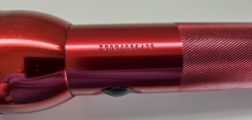 Vintage MagLite Large 12” Flash Light Red Torch - Picture 3 of 3
