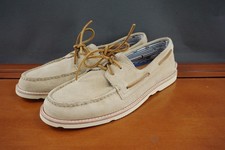 Zapatos de barco Sperry Top-Sider Nordstrom para hombre 11,5 EE. UU. marrón tostado gamuza mocasín con cordones