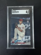 2018 Topps Shohei Ohtani #700 Pitching RC Rookie VINTAGE STOCK /99 SGC 6