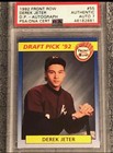 1992 Front Row Derek Jeter Signed Rookie PSA/DNA Certified Autograph (Rare) OBO