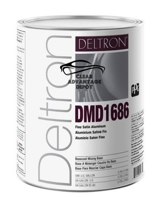 DMD1686 PPG Deltron Fine Satin Aluminum Paint 1 Gallon FREE SHIPPING!