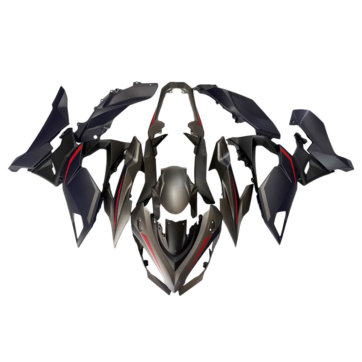 Fairings for Kawasaki Z1000SX Ninja 1000 2020-2025 Black Red Silver Bodywork Kit