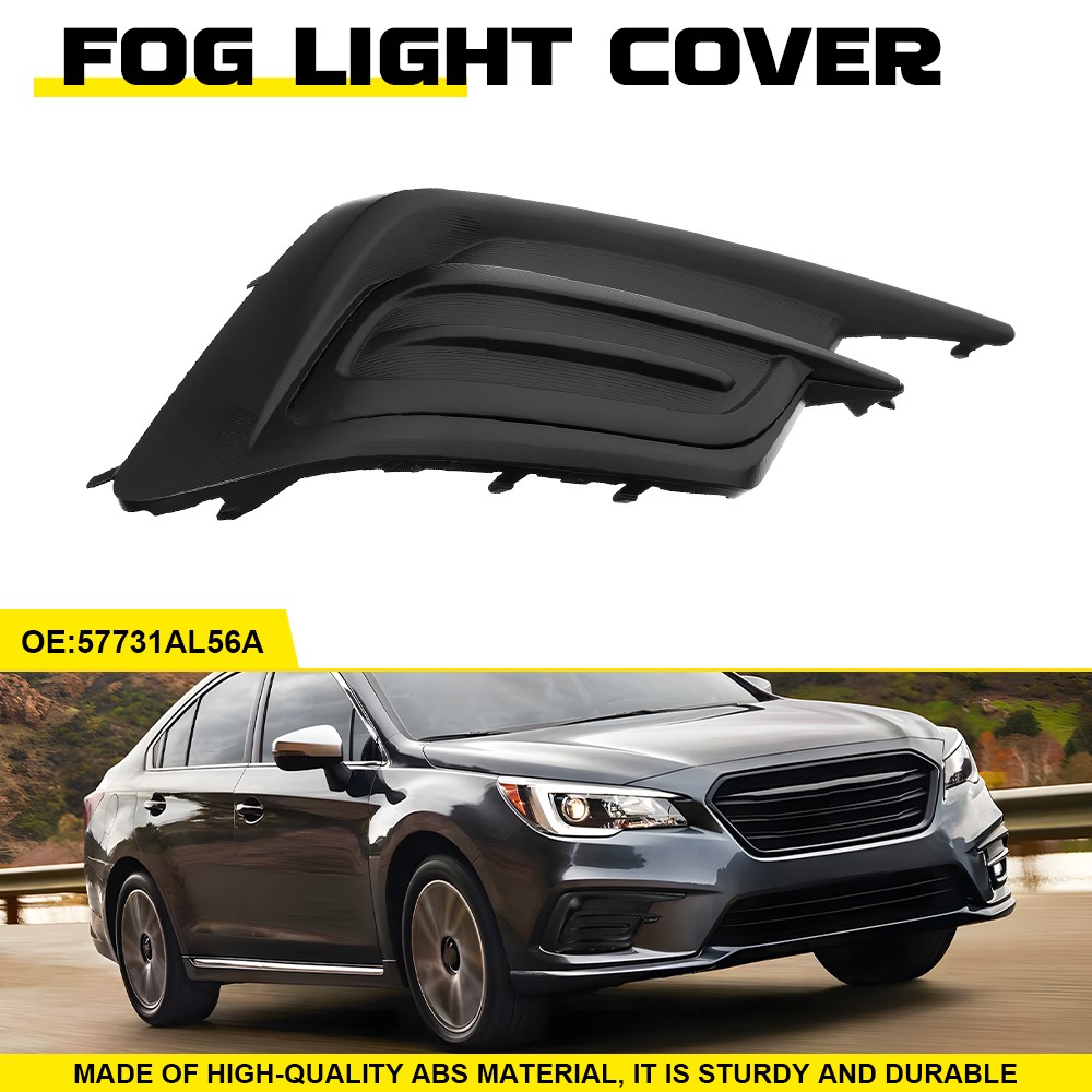 ABS Fog Light Cover Trim Bezel Fit 2018-2019 Subaru Legacy Black Front Right EAW