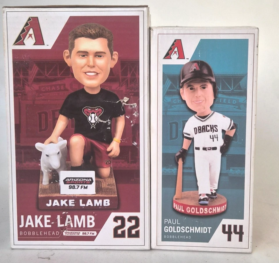 ARIZONA DIAMONDBACKS - Lot of 8 Bobbleheads Star Wars Sugar Skull NEW - Image 4 of 4