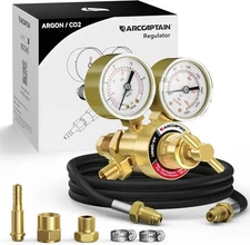 ARCCAPTAIN Argon CO2 Regulators with 8.2FT Inert Gas Welding Hose Welding Reg...