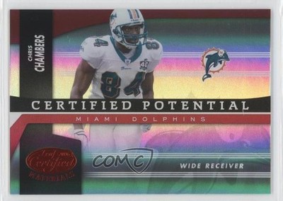 2006 Leaf Certified Materials Potential Red 67/250 Chris Chambers #CP-8 0l1