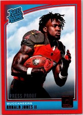 2018 Donruss #309 Ronald Jones II Press Proof Red