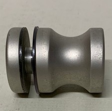 Duschtür Griff - Einseitig - Edelstahl Farben - Niro matt - Rund -D = 30mm