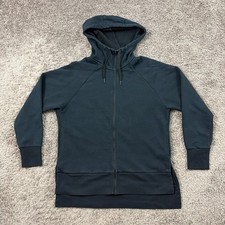 Nike Hoodie Womens S Black Fleece Full Zip Training Dri-Fit Stretch Sportswear