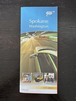 AAA Road Map-The Map of Spokane, Washington-City Series-2017