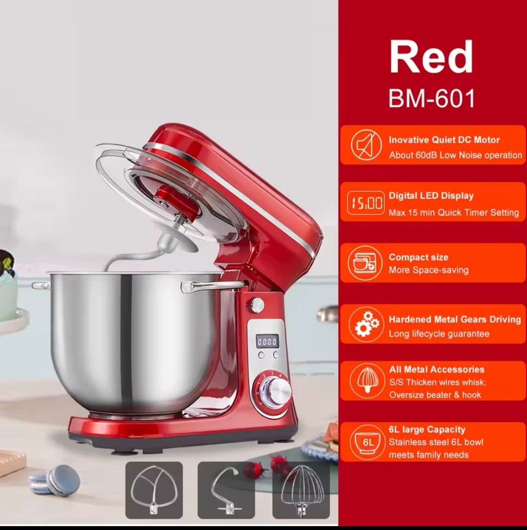 Red ForgeResaleMix Kitchen Food StanMixer Blender Quiet Crea