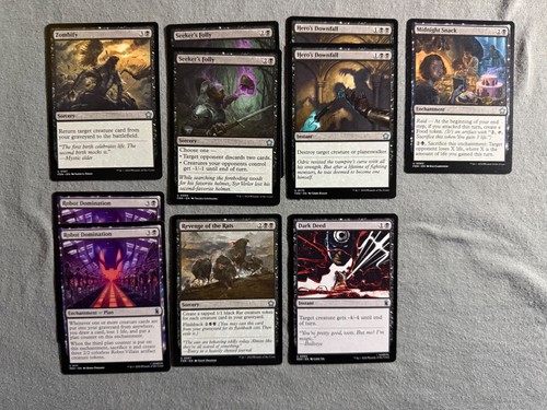 MTG Black Card Lot 10 Foundations Marvel Super Heroes Hero’s Downfall