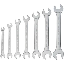 Craftsman CMMT44188 Chrome Vanadium Metric Standard Open End Wrench Set 7-Pc New