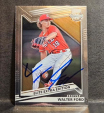 2022 Panini Elite Extra Edition Walter Ford Auto Signed IP Mariners