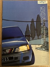 Prospectus Brochure Catalogue PEUGEOT 205 RALLYE NO GTI