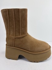 UGG Classic Twin Seam New Heights Hickory Platform Boots 1158313 Women's 5 190