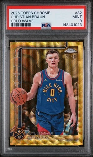 2025 Topps Christian Braun Base (PSA 9)