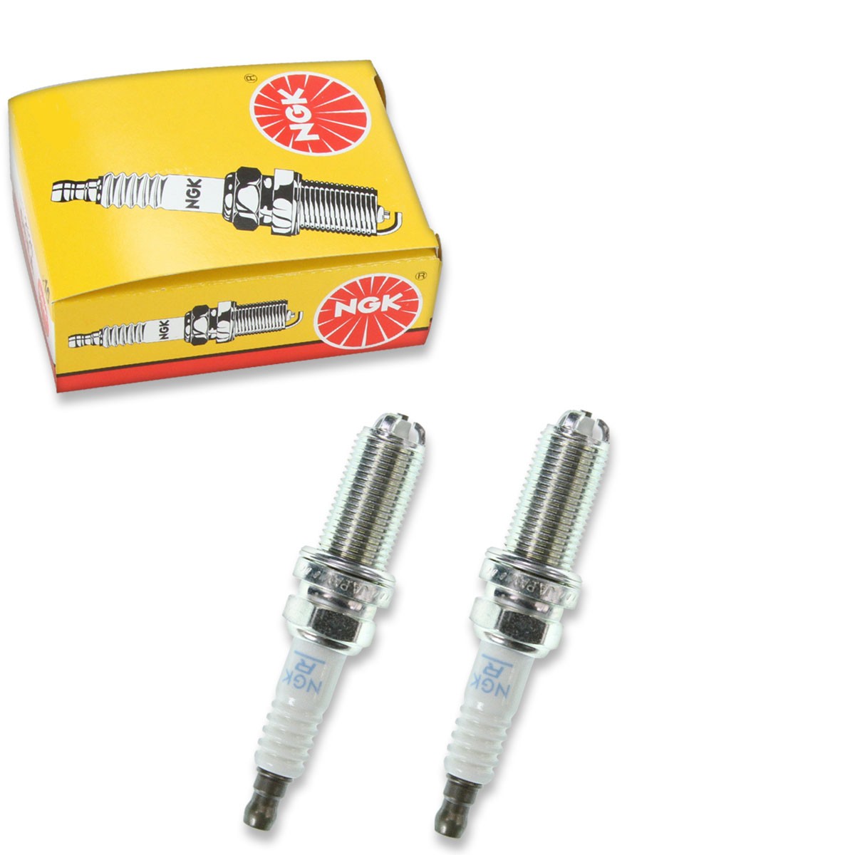2 pc NGK 6490 LFR6D Standard Spark Plugs for 30650843 30637385 Ignition Wire ky