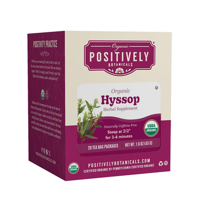 , Hyssop Herbal Tea Bags, 20 Count