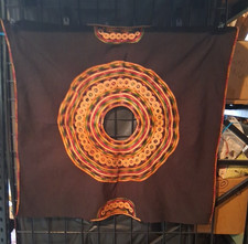 Vintage Huipil Joyabaj Quiche 38 x 32 Guatemalan / Handmade Tunic