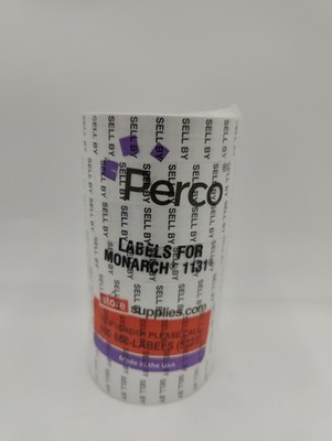 Perco Sell by Labels for Monarch 1131 Price Gun - 8 Rolls, 20,000 Pricemarkin...