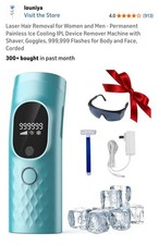LASER HAIR REMOVAL FOR WOMEN AND MEN GREEN For Home Use