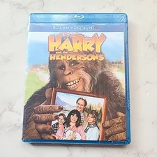 Harry and the Hendersons NEW Sealed Blu-ray 1987 MOVIE, With Deleted Scenes