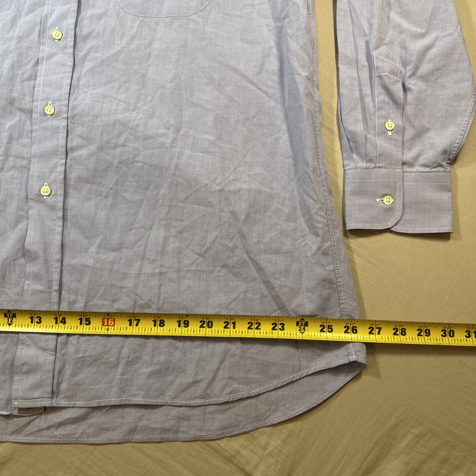 Gitman Bros Button Down Shirt Oxford Pinpoint Men… - image 12