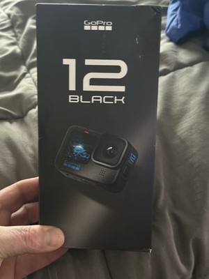 GoPro HERO12 Black Action Camera 5.3K UHD, 27MP HDR, Waterproof, Stabilized