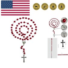 First Communion Rosarys for Girls and Boys, RosaryBeads Catholic for Men, Wom...