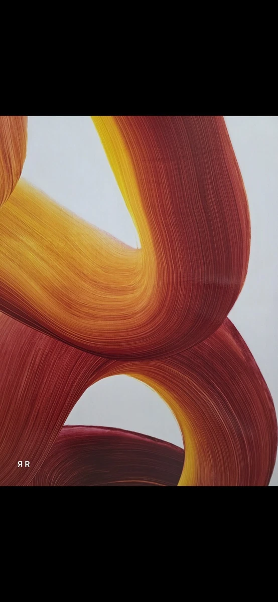 Abstract Painting Acrylic Artwork On Wood Framed 130x81   Cm     RUTH RODRÍGUEZ