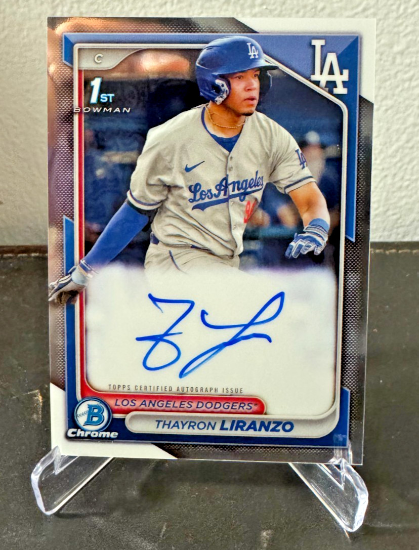 2024 Bowman 1st Chrome - Prospect Autographs - Thayron Liranzo #CPA-TL (AU, RC)