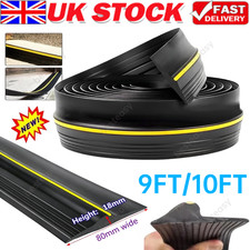 9/10FT Garage Threshold Weather Door Seal Strap Floor Seal Rubber Strip 80*18 mm
