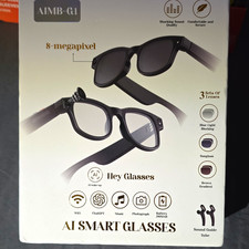 Hey Glasses AIMB-G1 AI Smart Glasses 8MP Camera Wi-Fi Eyeglasses Set 3 Frames