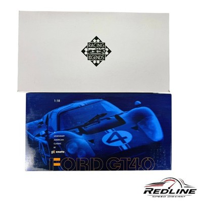 🏁Exoto Racing Legends Dark Blue 1967 Ford GT40 MK IV 1:18 C1🏁 | eBay